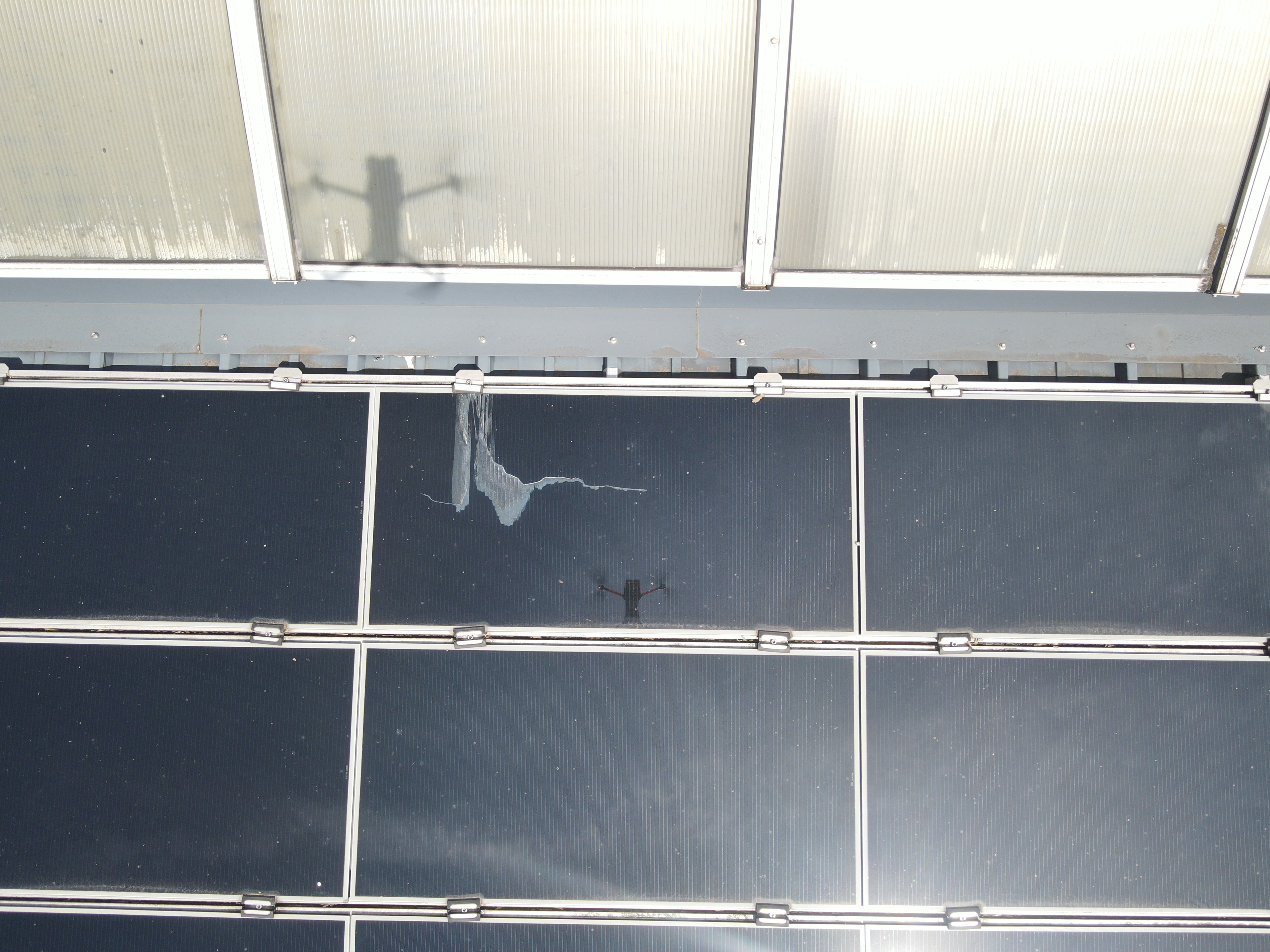 Sichtprüfung Modulschäden